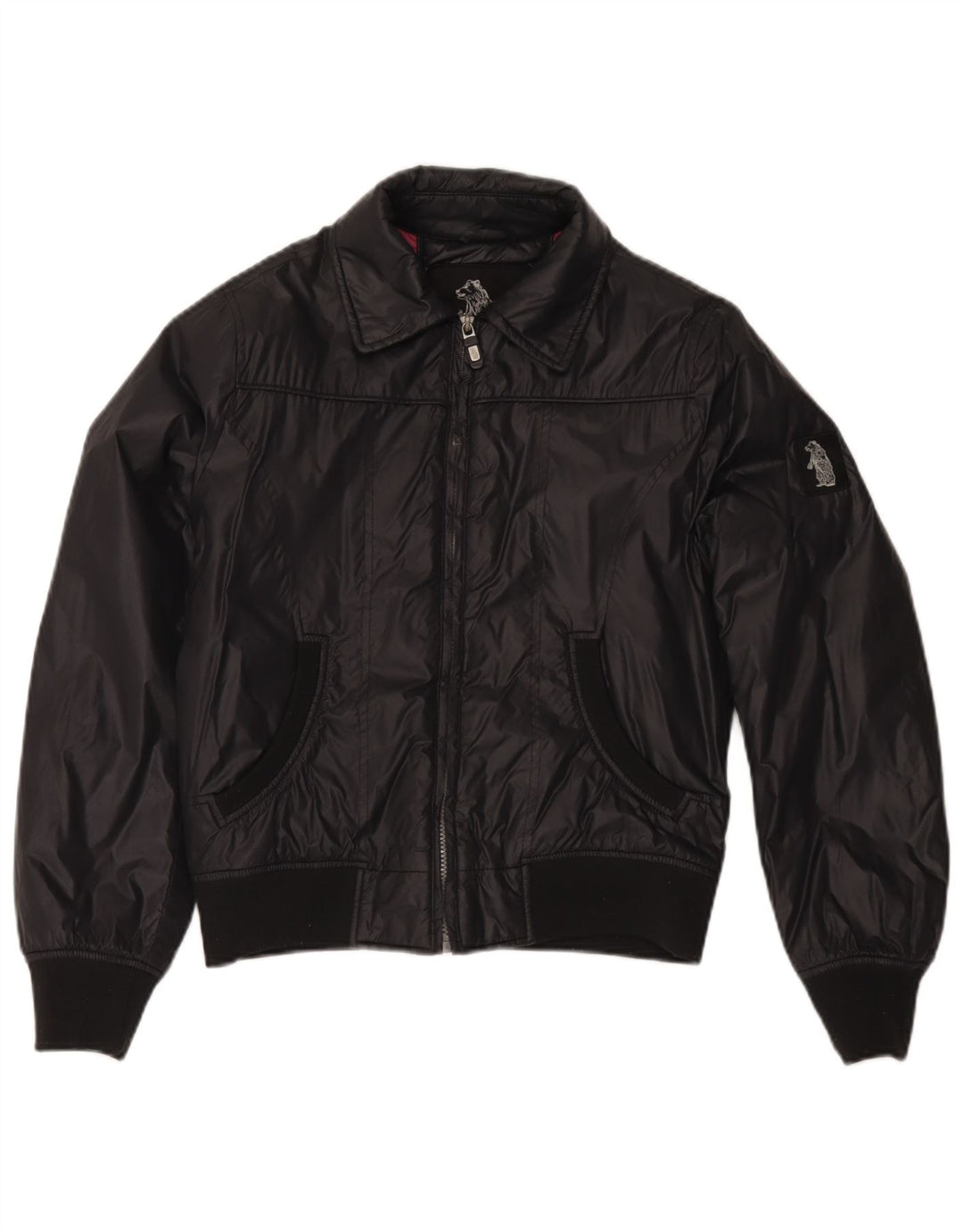 Refrigue Damen Bomberjacke UK 14 Mittelschwarzes Nylon