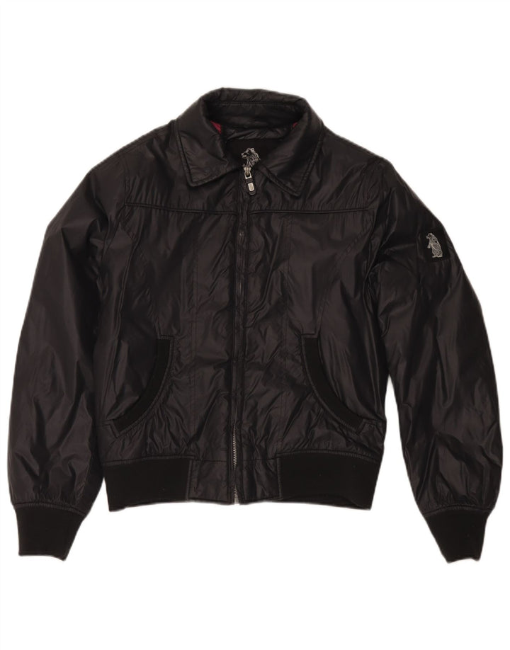 Refrigue Damen Bomberjacke UK 14 Mittelschwarzes Nylon