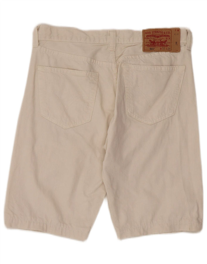 Levi's Herren 501 Denim Shorts W33 Mittelweiße Baumwolle