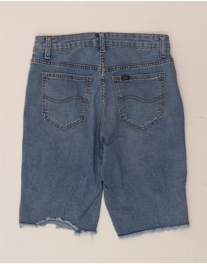 Lee Damen Jeansshorts US 6 Medium W28 Blaue Baumwolle