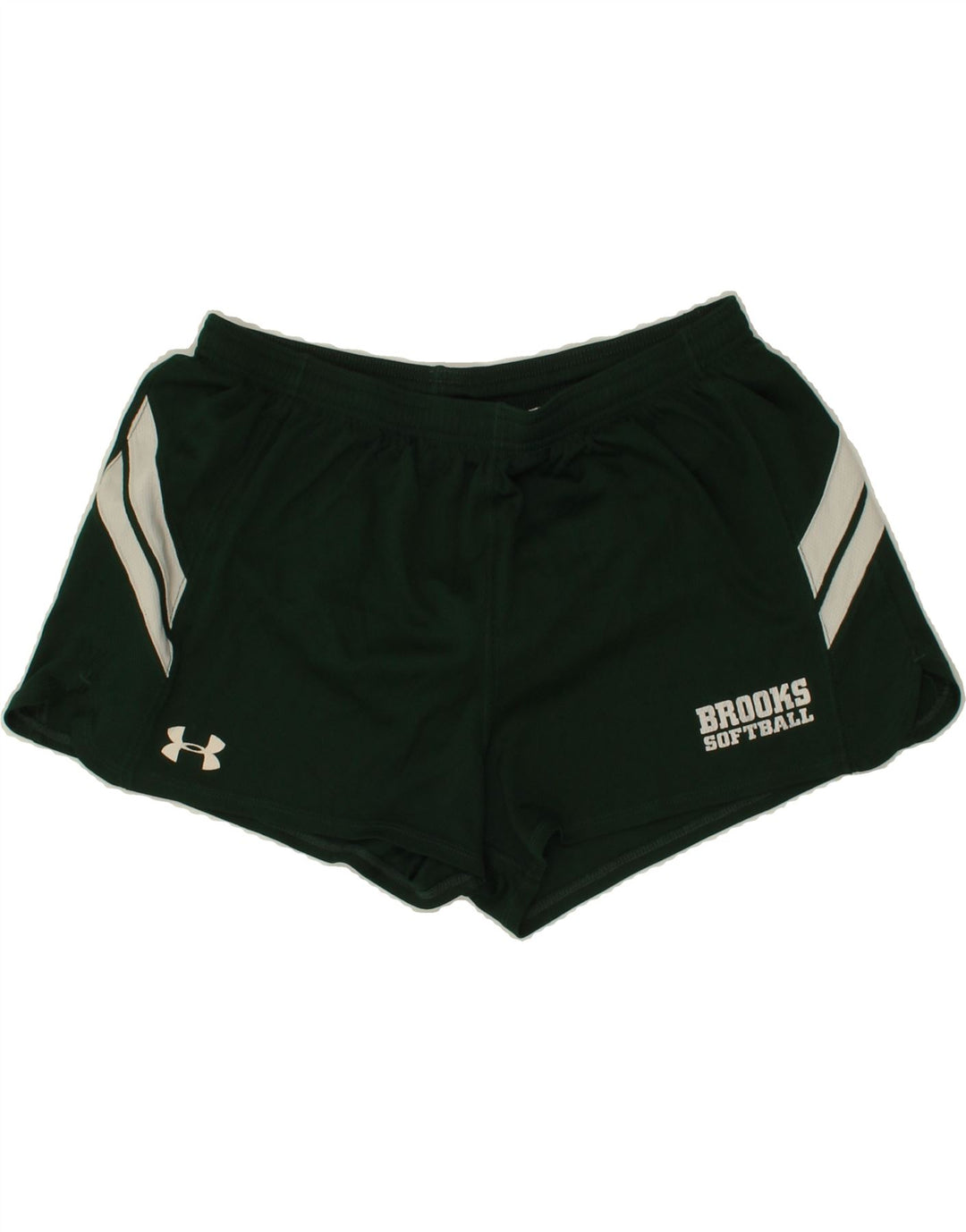 UNDER ARMOUR Womens Sport Shorts UK 14 Medium  Green Polyester Vintage Under Armour and Second-Hand Under Armour from Messina Hembry 