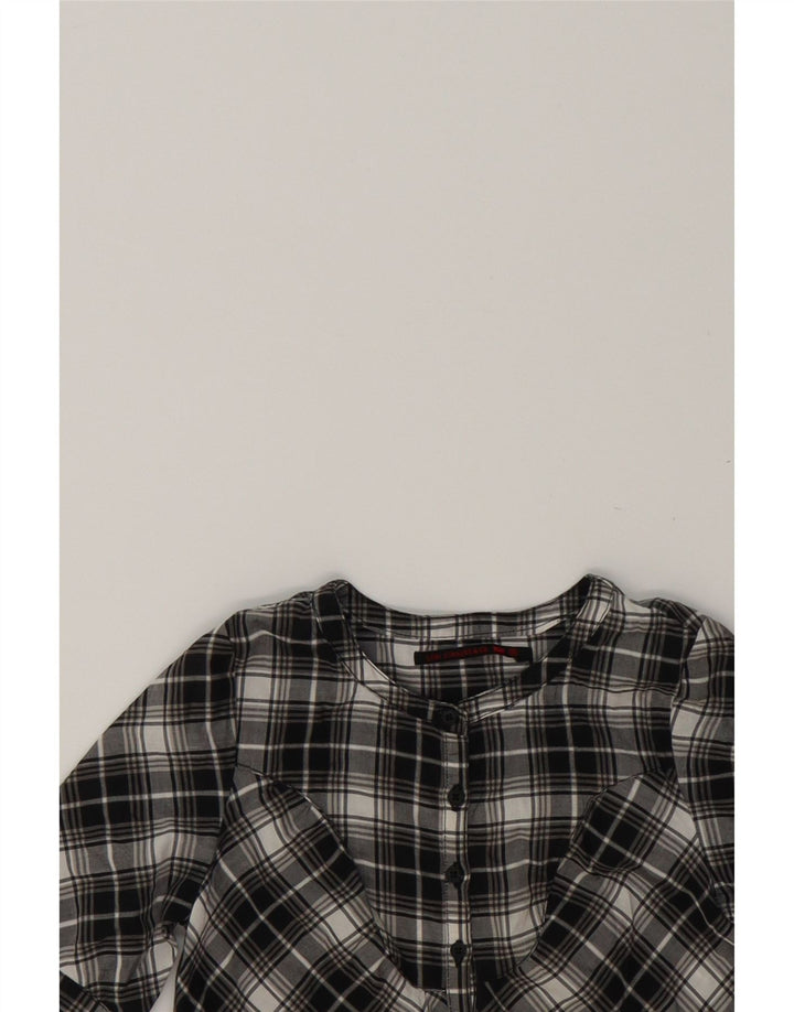 LEVI'S Girls A-Line Dress 7-8 Years Black Check Cotton Vintage Levi's and Second-Hand Levi's from Messina Hembry 