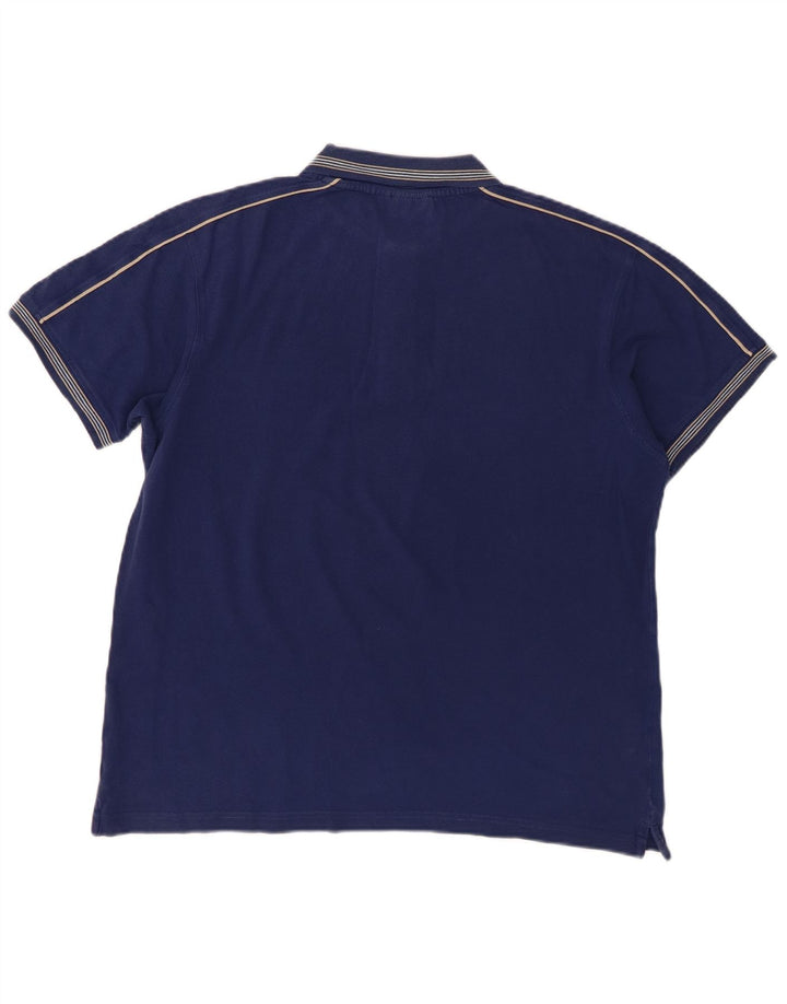 Lotto Herren-Poloshirt, mittelgroß, marineblau, Baumwolle