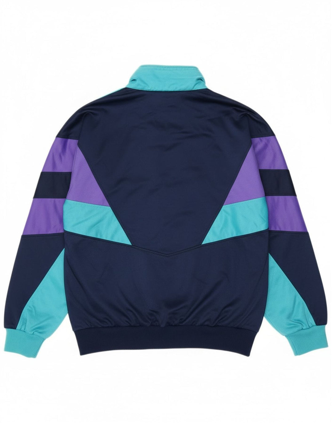 Leopard Herren-Trainingsanzugoberteil, UK-Größe 42/44, Größe L, Marineblau, Farbblock