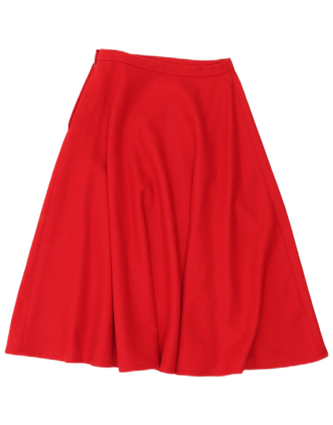 Vintage Damen A-Linie Rock W24 XS Rot