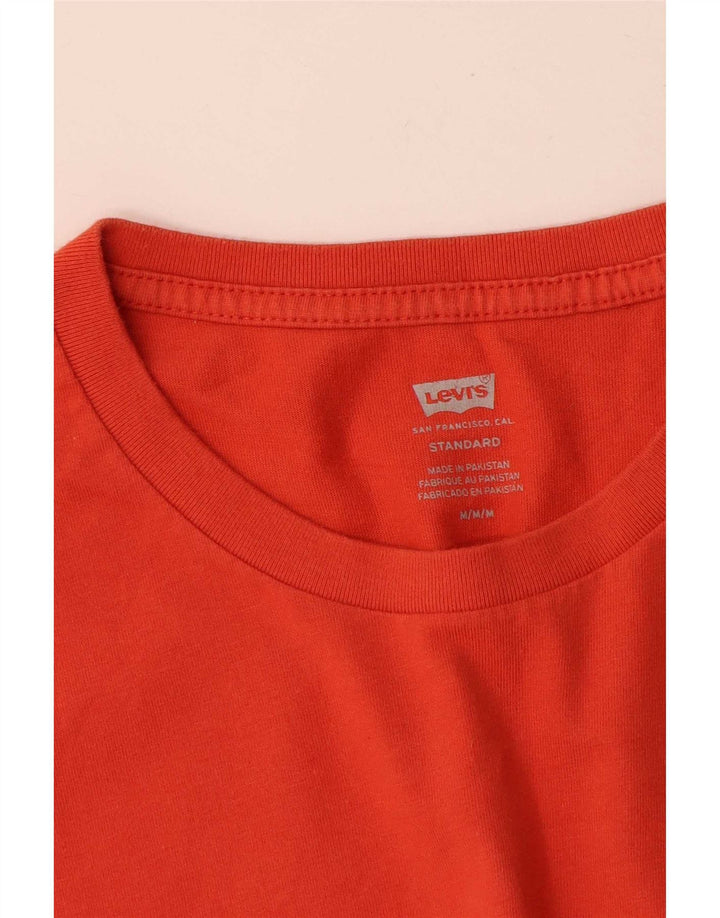 Levi's Herren Standard T-Shirt Top Medium Orange