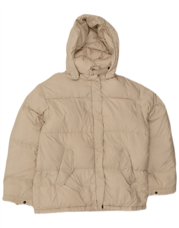 Ciesse Piumini Wattierte Damenjacke mit Kapuze IT 46 Large Off White Polyester