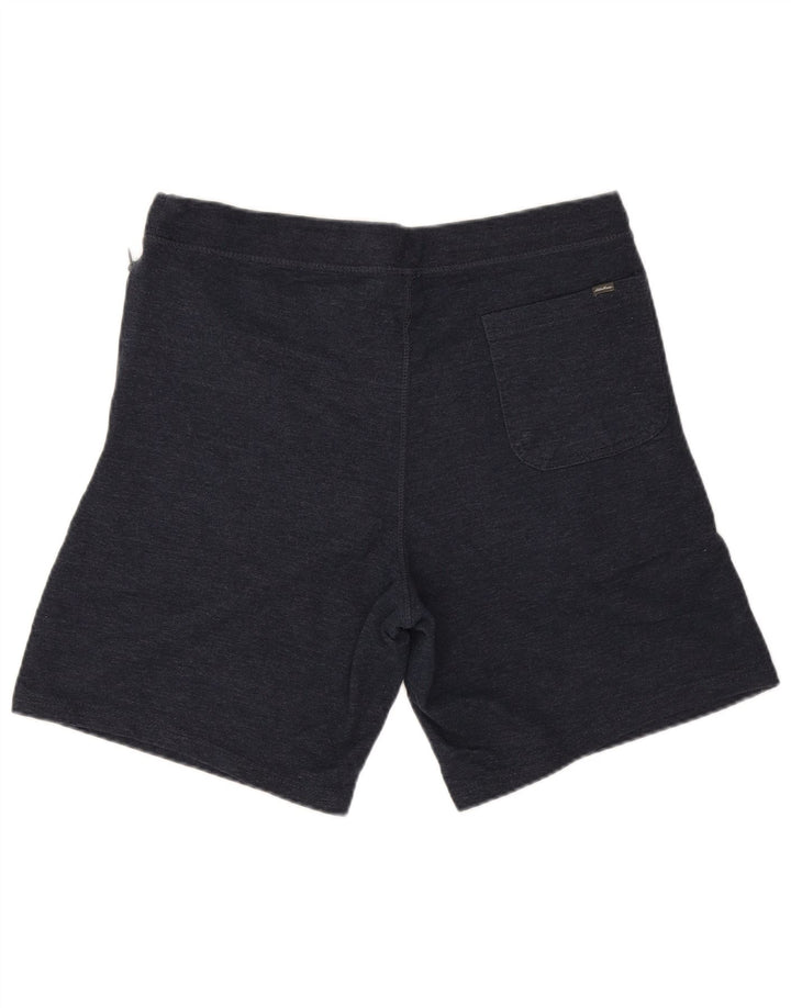 Eddie Bauer Mens Sport Shorts Large Navy Blue Cotton