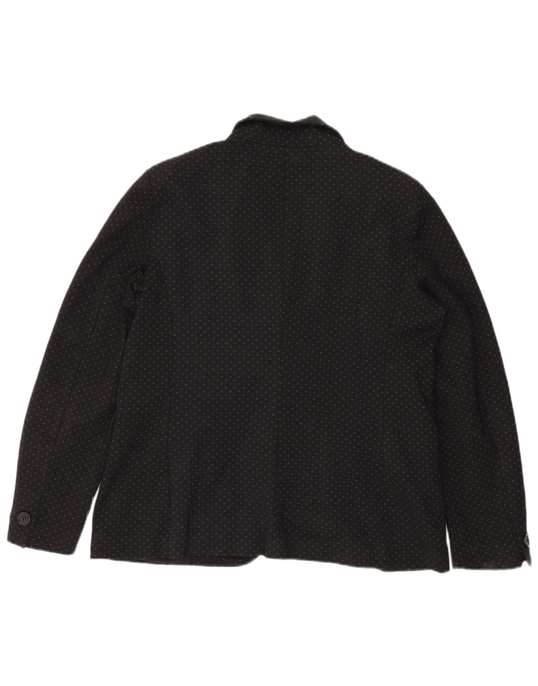 TRUSSARDI JEANS Damen 1-Knopf-Blazer-Jacke IT 44 Mittelschwarz gefleckt