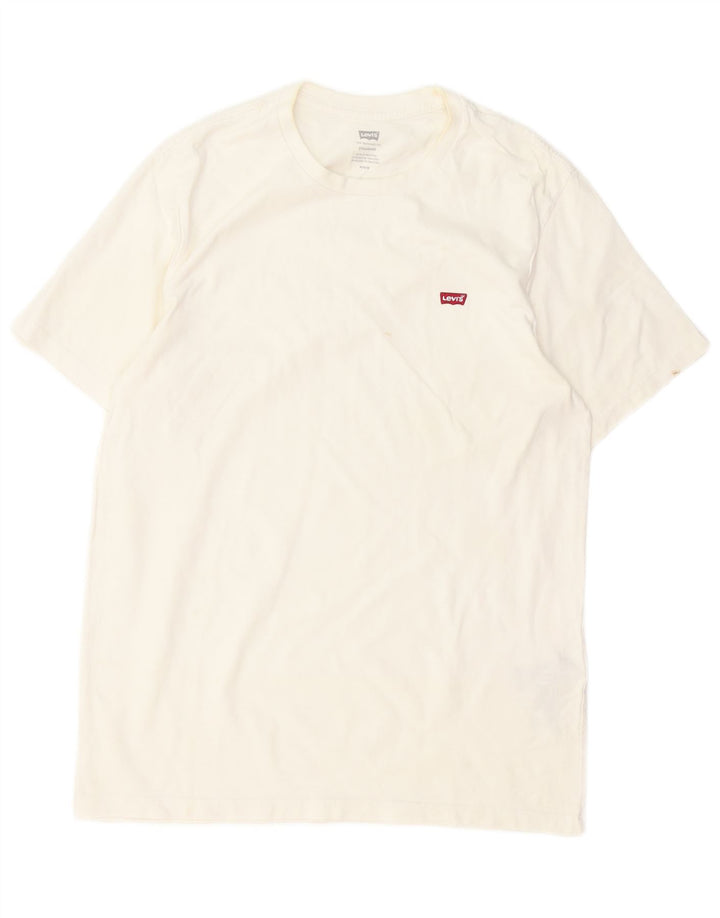 Levi's Herren-T-Shirt mit Standard-Passform, mittelweiße Baumwolle