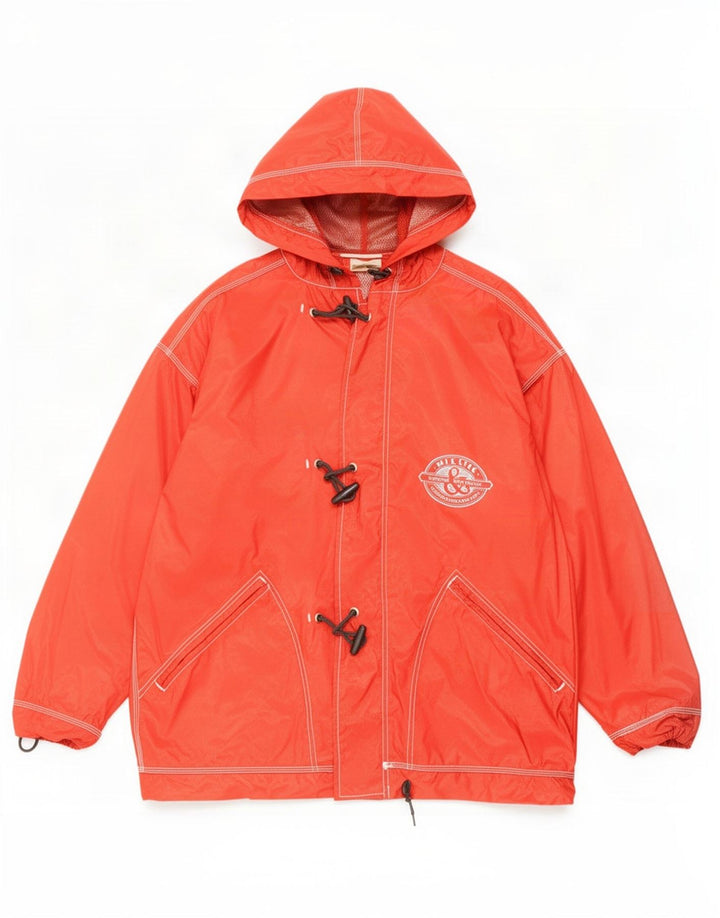 Killtec Herren Duffle Regenjacke mit Kapuze UK 46 3XL Rot Polyamid