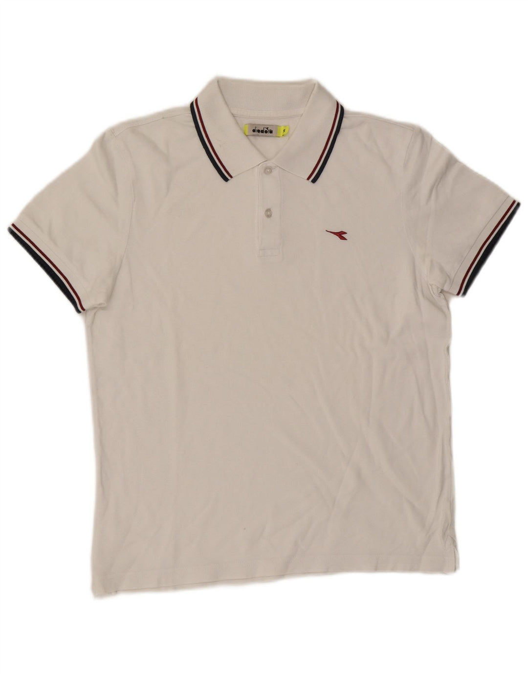 Diadora Herren Poloshirt Small Weiß
