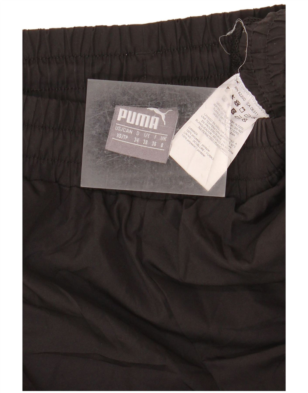 PUMA Damen Trainingshose UK 8 Small Schwarz Polyester