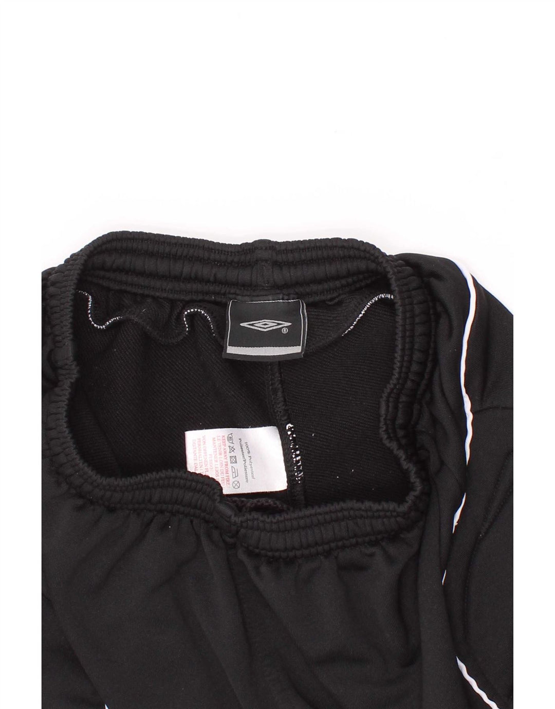 Umbro Graphic Sportshorts für Jungen, 9–10 Jahre, schwarzes Colourblock-Polyester