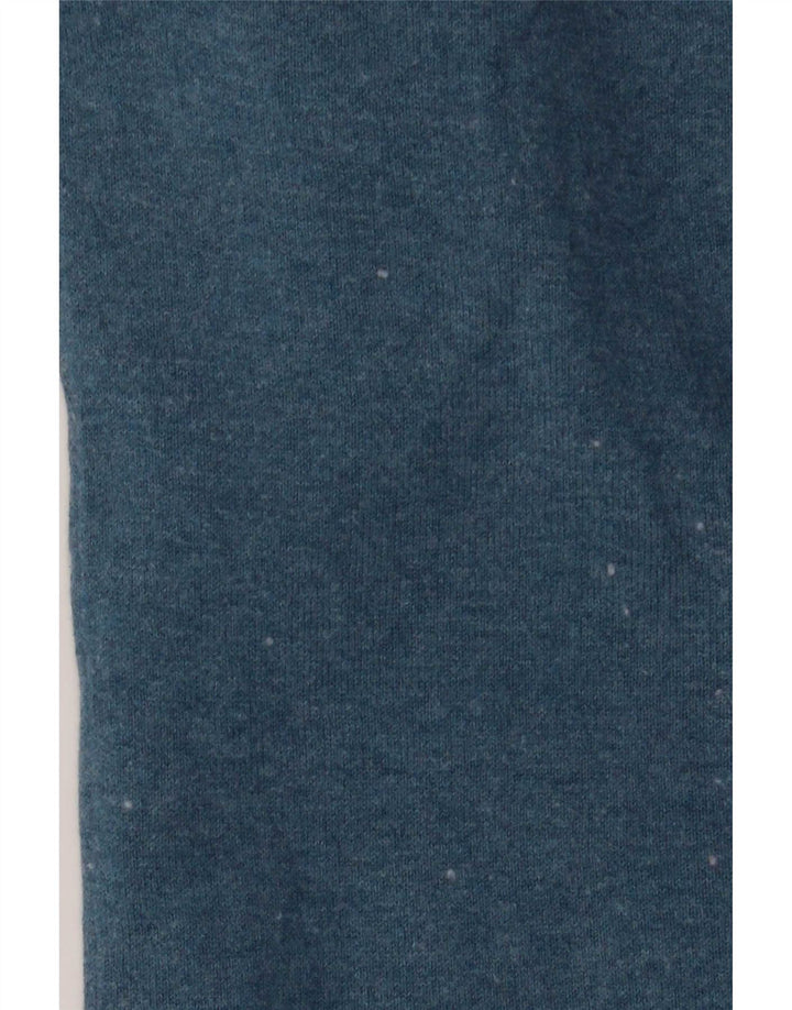 Marlboro Classics Herren-Pullover mit V-Ausschnitt, 3XL, blaue Baumwolle