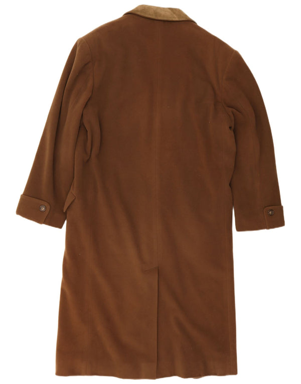 Byblos Zweireihiger Herrenmantel IT 52 XL aus brauner Wolle