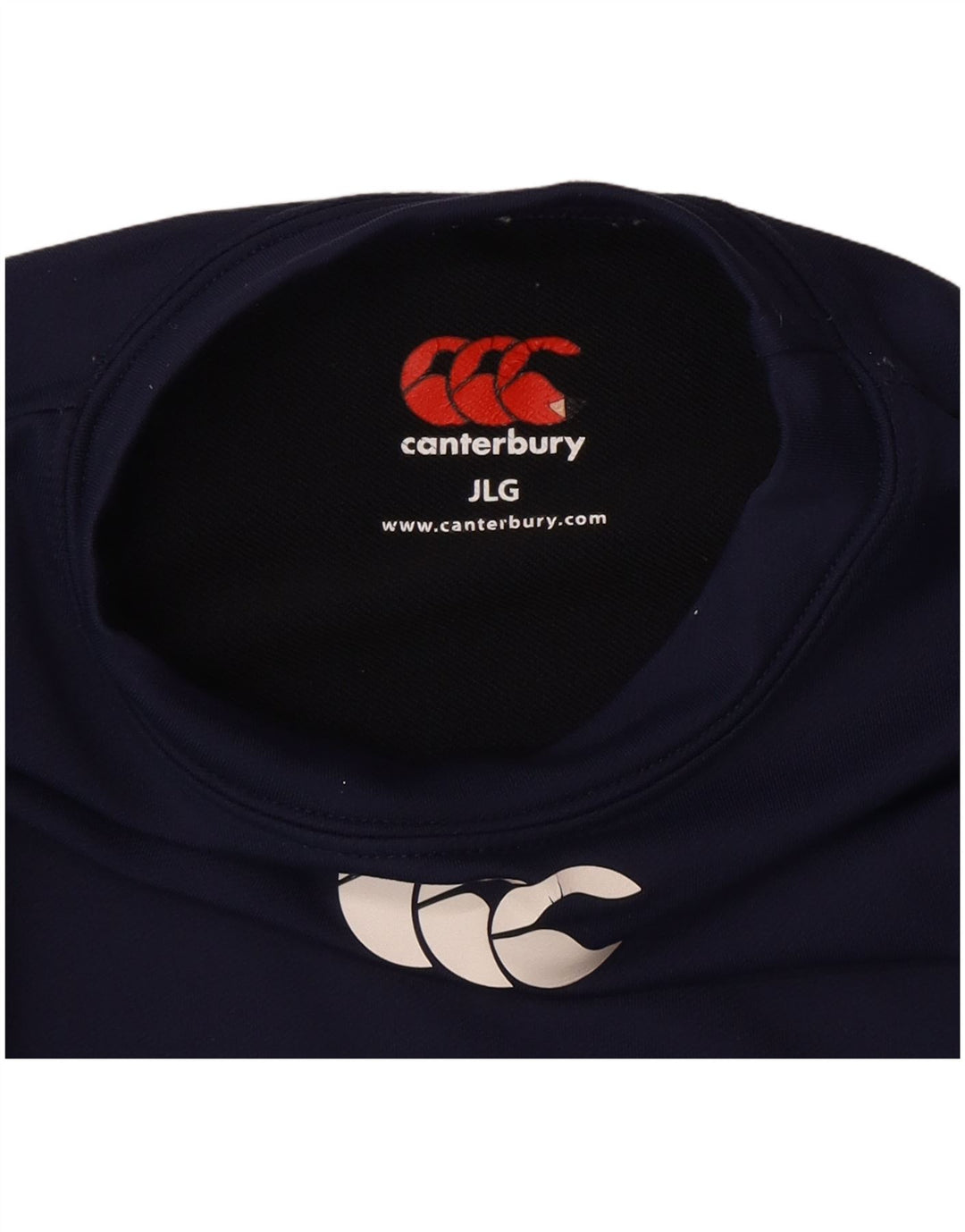 Canterbury Jungen-Oberteil mit Grafik, langärmlig, 8–9 Jahre, Größe L, Marineblau