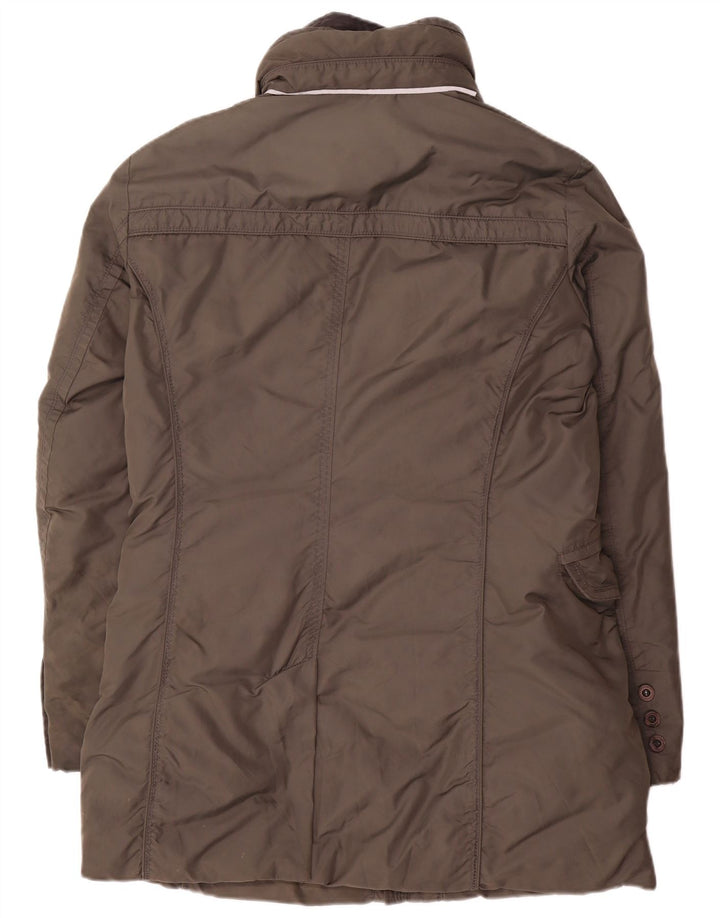 PEUTEREY Wattierter Herrenmantel EU 50 Mittelgraues Polyester