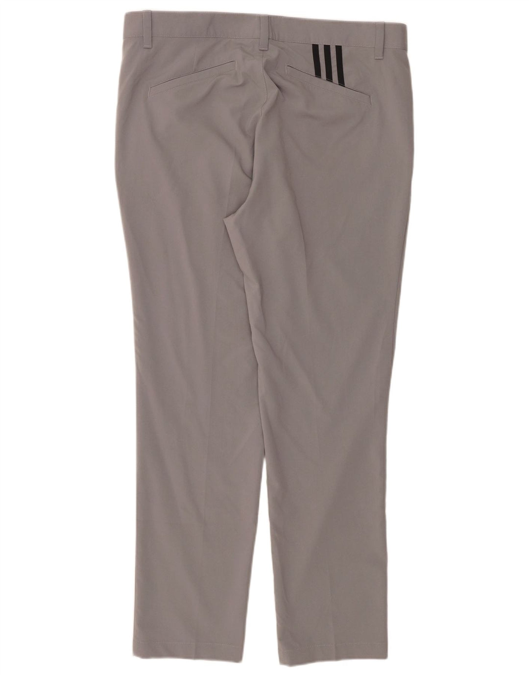 ADIDAS Slim Chino-Hose für Herren, W34, L30, graue Baumwolle