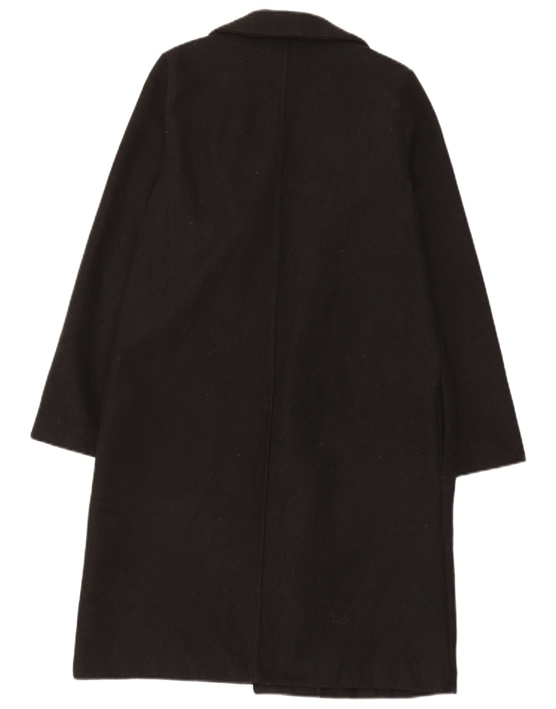 Zara Womens Open Overcoat UK 14 Medium Schwarz