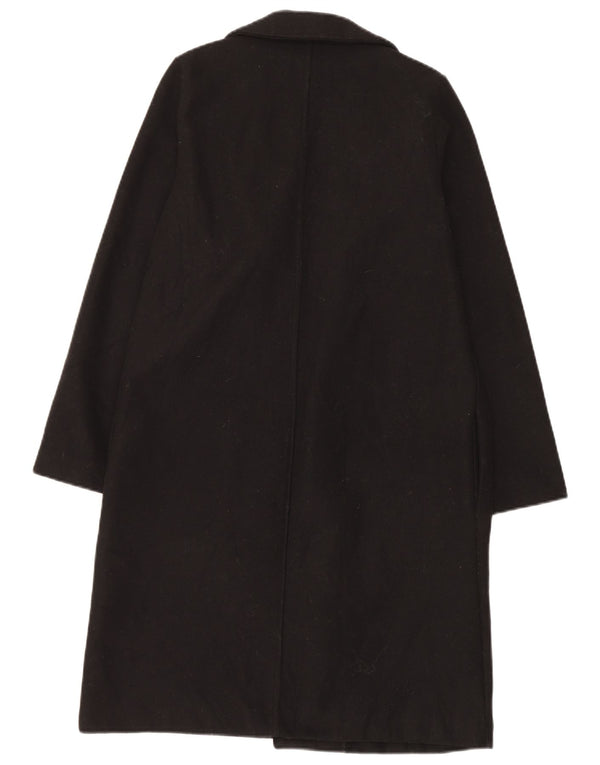 Zara Womens Open Overcoat UK 14 Medium Schwarz