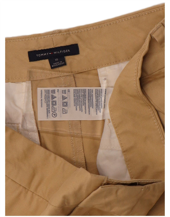 TOMMY HILFIGER Damen Chino-Shorts US 10 Large W34 Beige Baumwolle