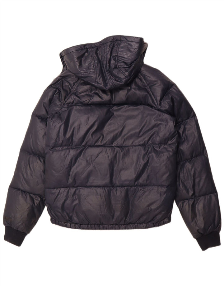 Sisley Herren-Jacke mit Kapuze, gepolstert, Größe 36, Marineblau