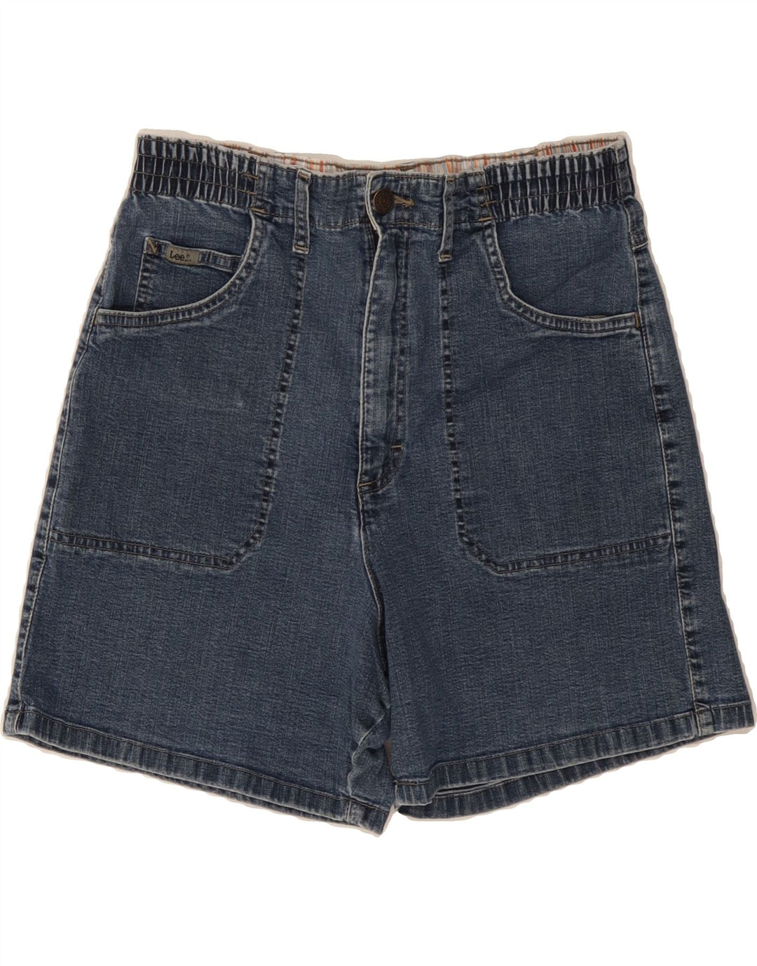LEE Womens Denim Shorts US 12 Large W32 Blue Cotton Vintage Lee and Second-Hand Lee from Messina Hembry 