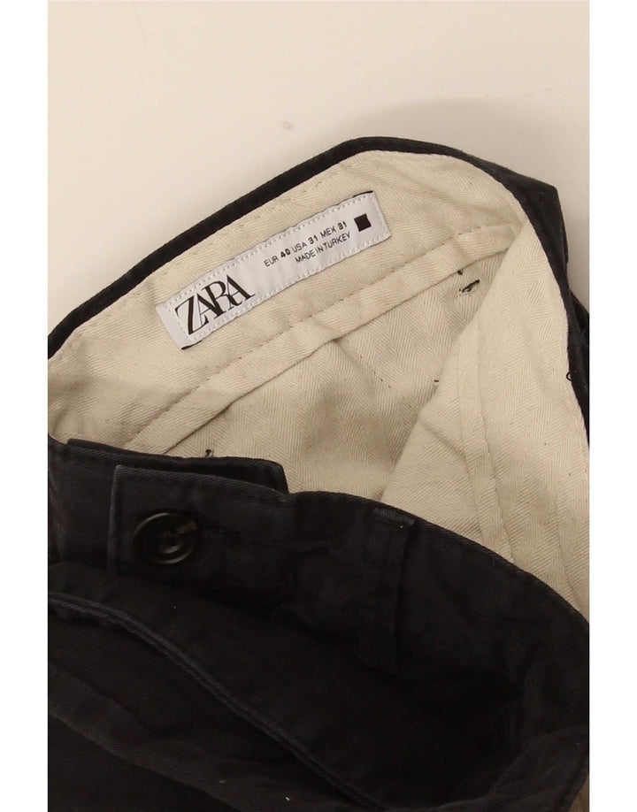 Zara Herren Slim Jeans EU 40 Medium W30 L28 Schwarz