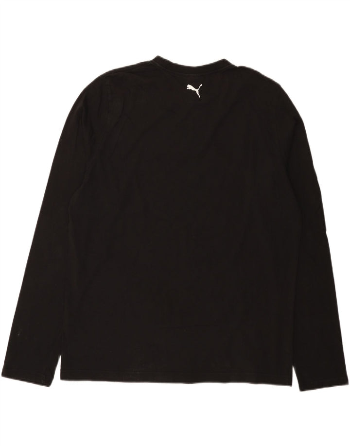 Puma Herren Graphic Top Langarm XL Schwarz