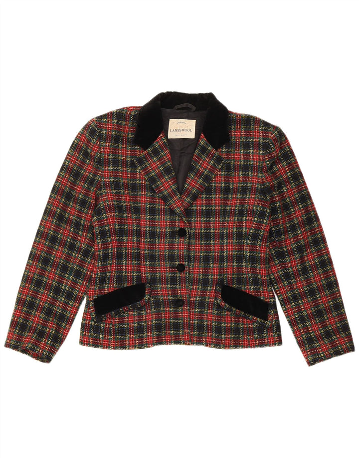 AUSTRALIAN L'ALPINA Damen Blazerjacke IT 44 Mittelmehrfarbig kariert