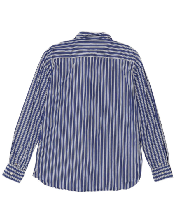 Marina Yachting Herren-Slim-Fit-Hemd, Größe 42, groß, blau gestreift