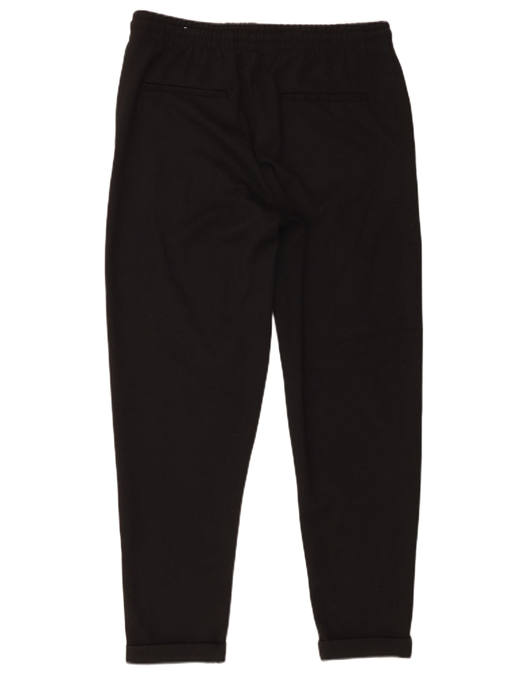 Zara Damen Tapered Freizeithose, Größe L, W32, L28, Schwarz, Polyester