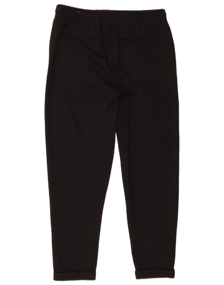 Zara Damen Tapered Freizeithose, Größe L, W32, L28, Schwarz, Polyester