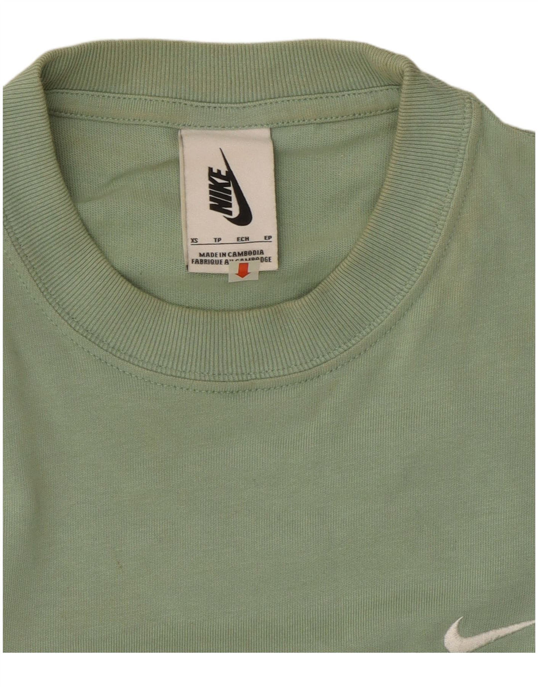 Nike Herren T-Shirt Top XS Grüne Baumwolle