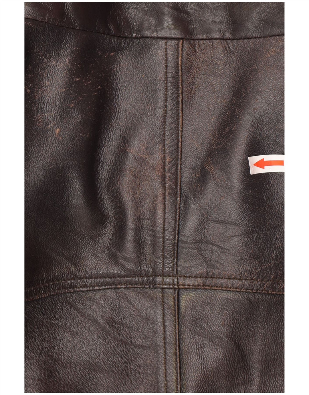 Vintage Herren Lederjacke UK 44 2XL Schwarzes Leder
