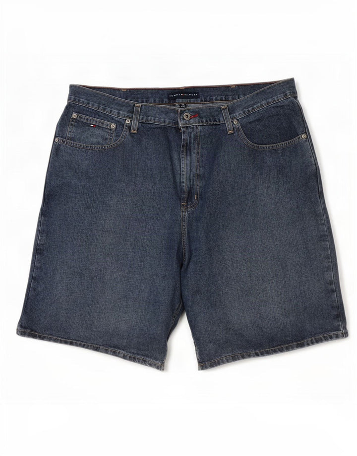 Tommy Hilfiger Herren Denim Shorts W40 XL Blau Baumwolle