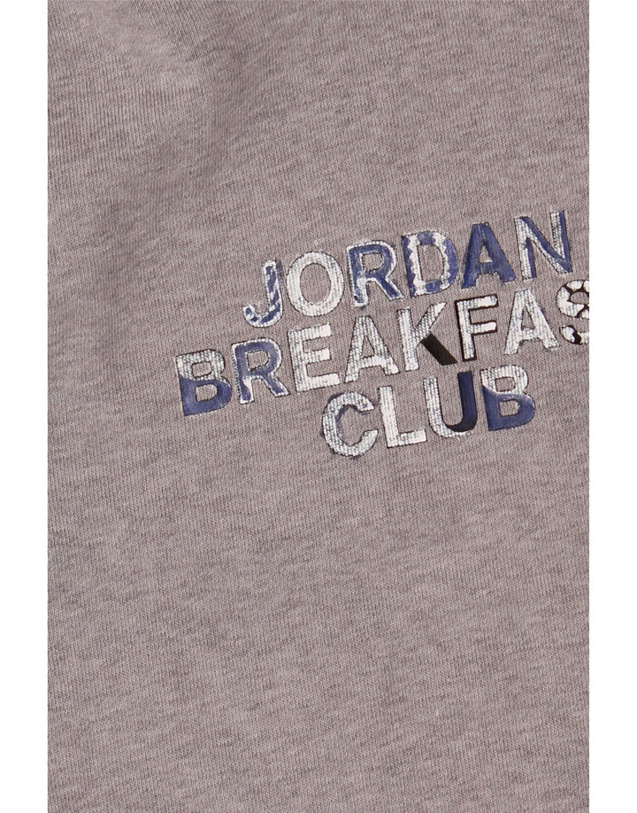 Jordan Herren-Kapuzenpullover mit Grafik, Größe S, Grau, Baumwolle