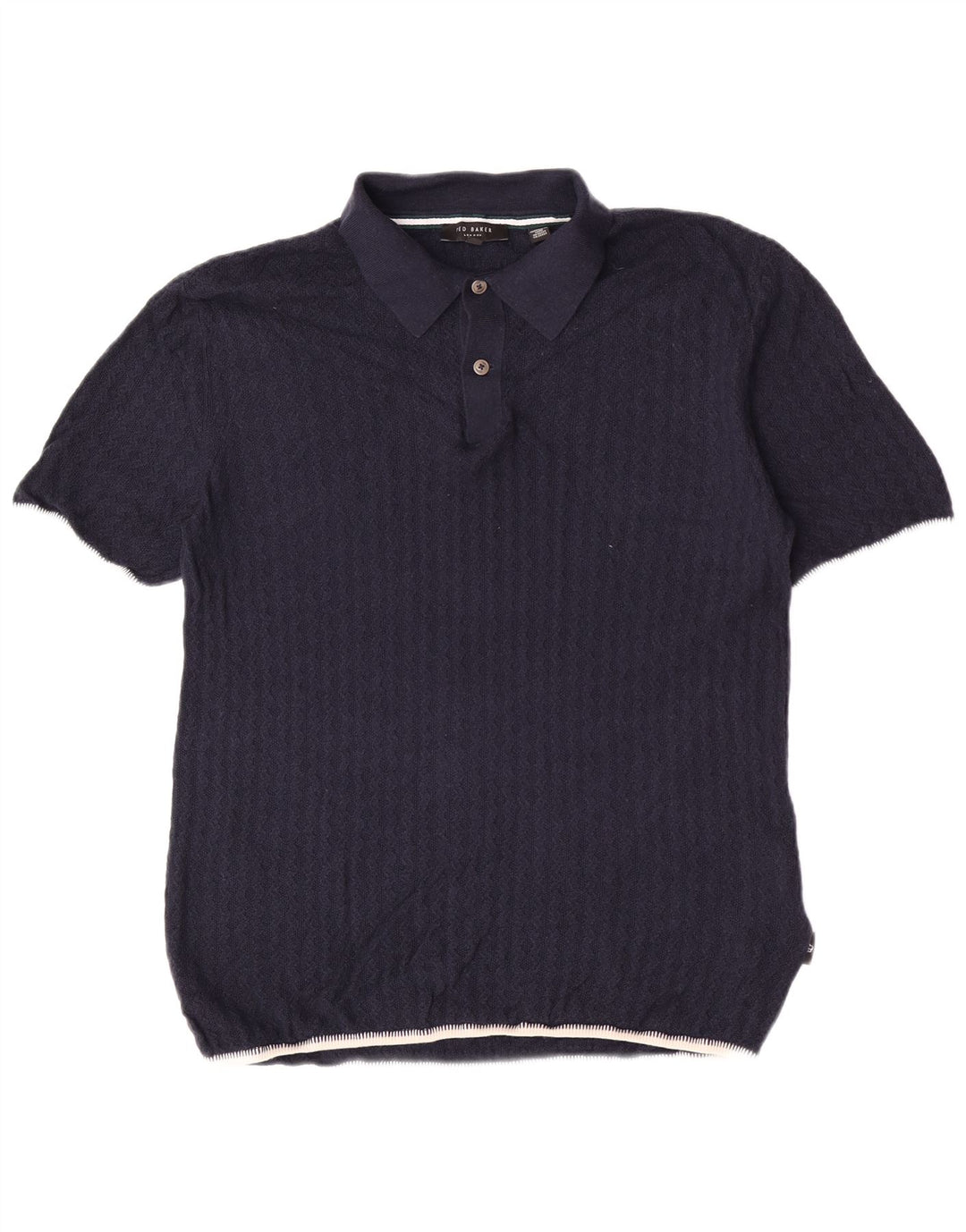 Ted Baker Herren-Pullover mit Rollkragen, Größe 3, mittelgroß, Marineblau
