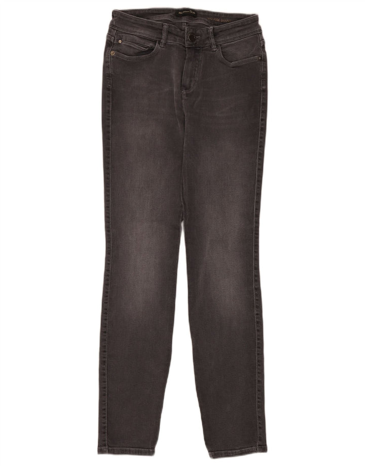 Massimo Dutti Damen Mid Rise Skinny Jeans W24 L30 Grau