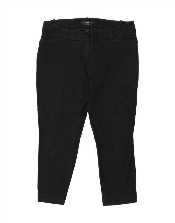 MOSSIMO Womens Stretch Slim Casual Trousers US 12 Large W30 L25  Black Vintage Mossimo and Second-Hand Mossimo from Messina Hembry 
