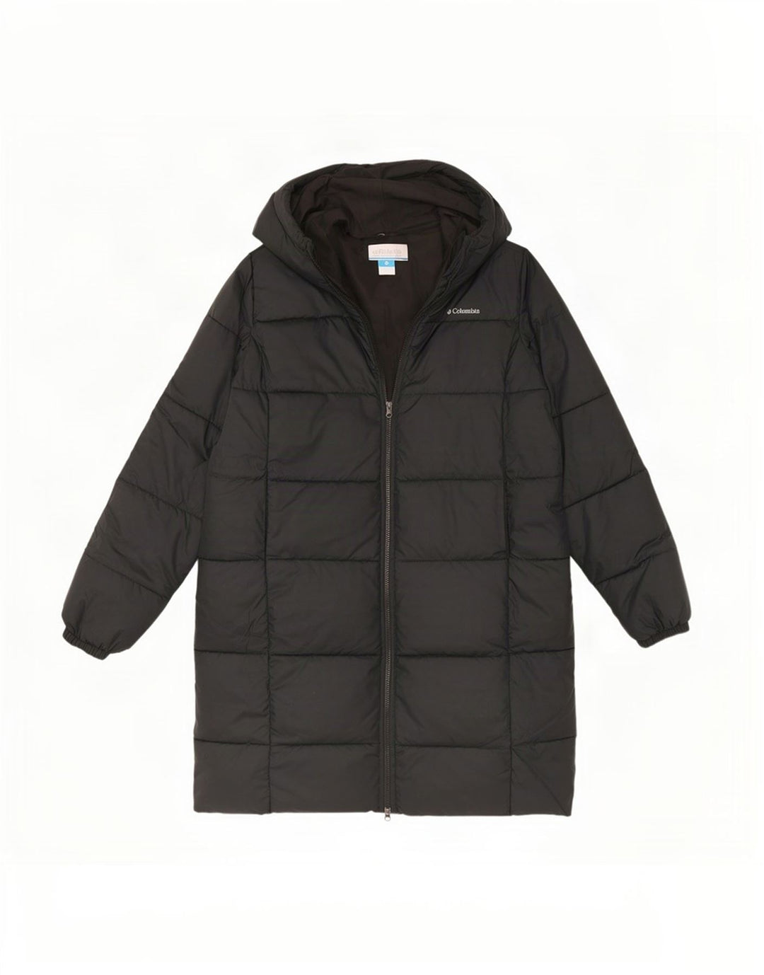 Columbia Damen-Kapuzenmantel, übergroß, gepolstert, Größe 40, Schwarz