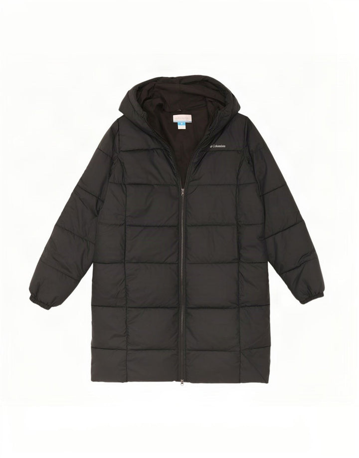 Columbia Damen-Kapuzenmantel, übergroß, gepolstert, Größe 40, Schwarz