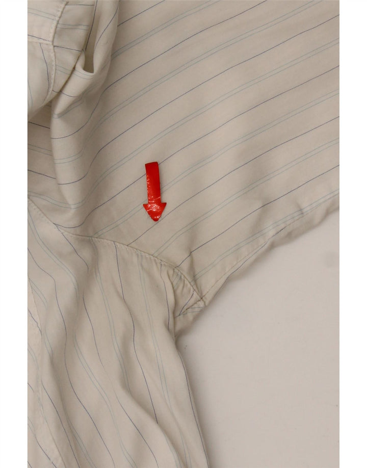 Gas Damenhemd UK 16 Large Weiß gestreift