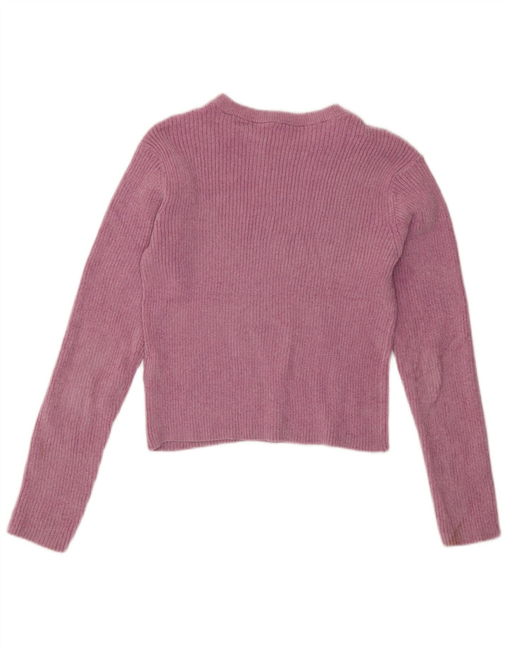Marks & Spencer Mädchen Crop Top Langarm 13–14 Jahre Rosa Polyester
