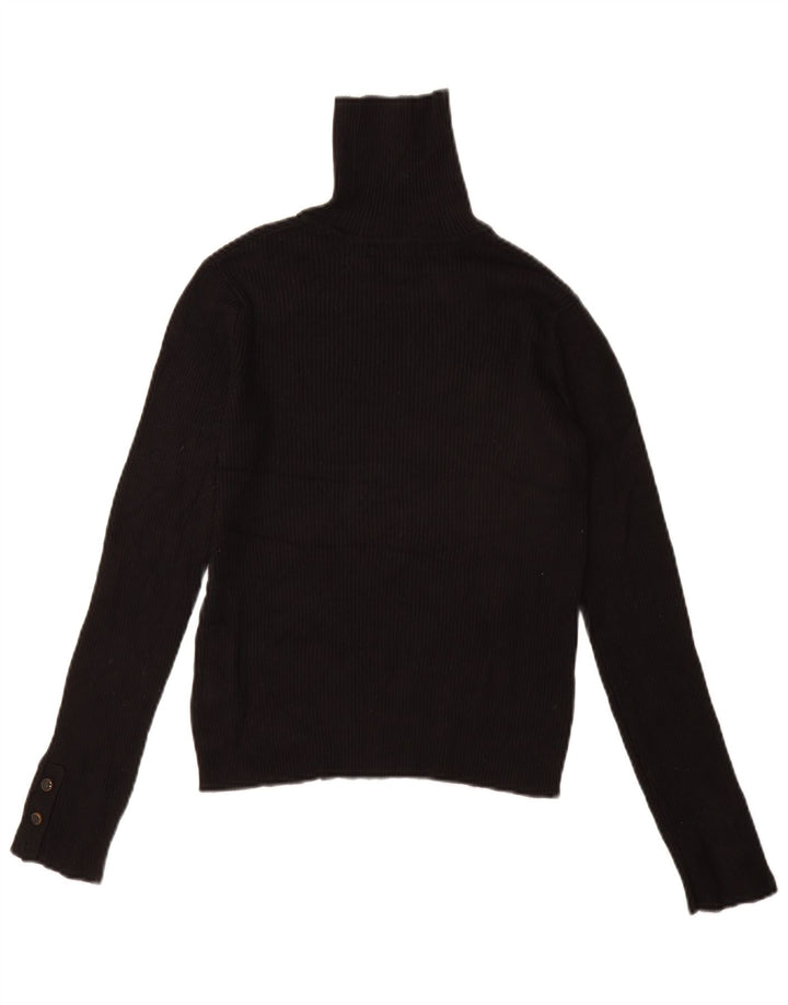 Lipsy Rollkragenpullover für Damen, UK 12, mittlere schwarze Viskose
