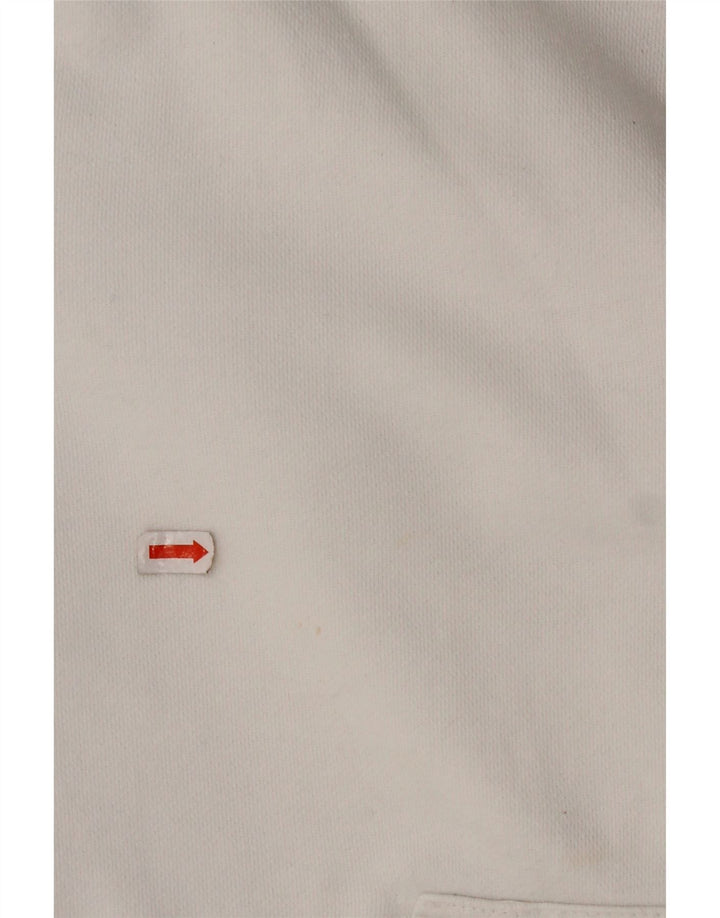 NIKE Herren Kapuzenpullover UK 45/47 XL Weiße Baumwolle