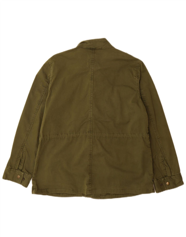 Gap Damen Übergroße Militärjacke UK 10 Small Grüne Baumwolle