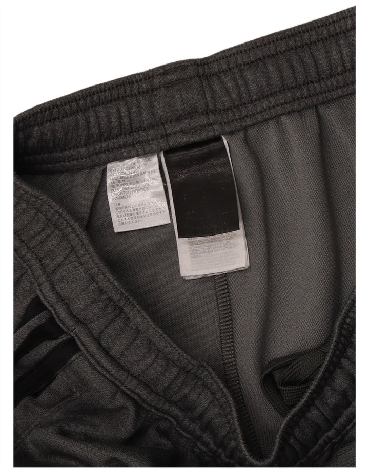 Adidas Herren-Trainingshose, großes graues Polyester