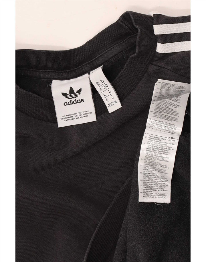 Adidas Herren Sweatshirt Pullover Medium Schwarz Baumwolle